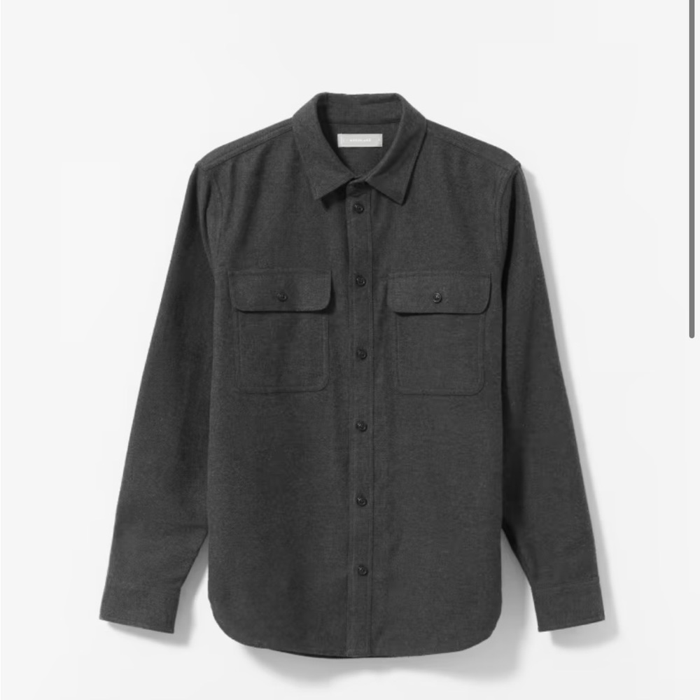 Men’s Everlane grey heavy over shirt
